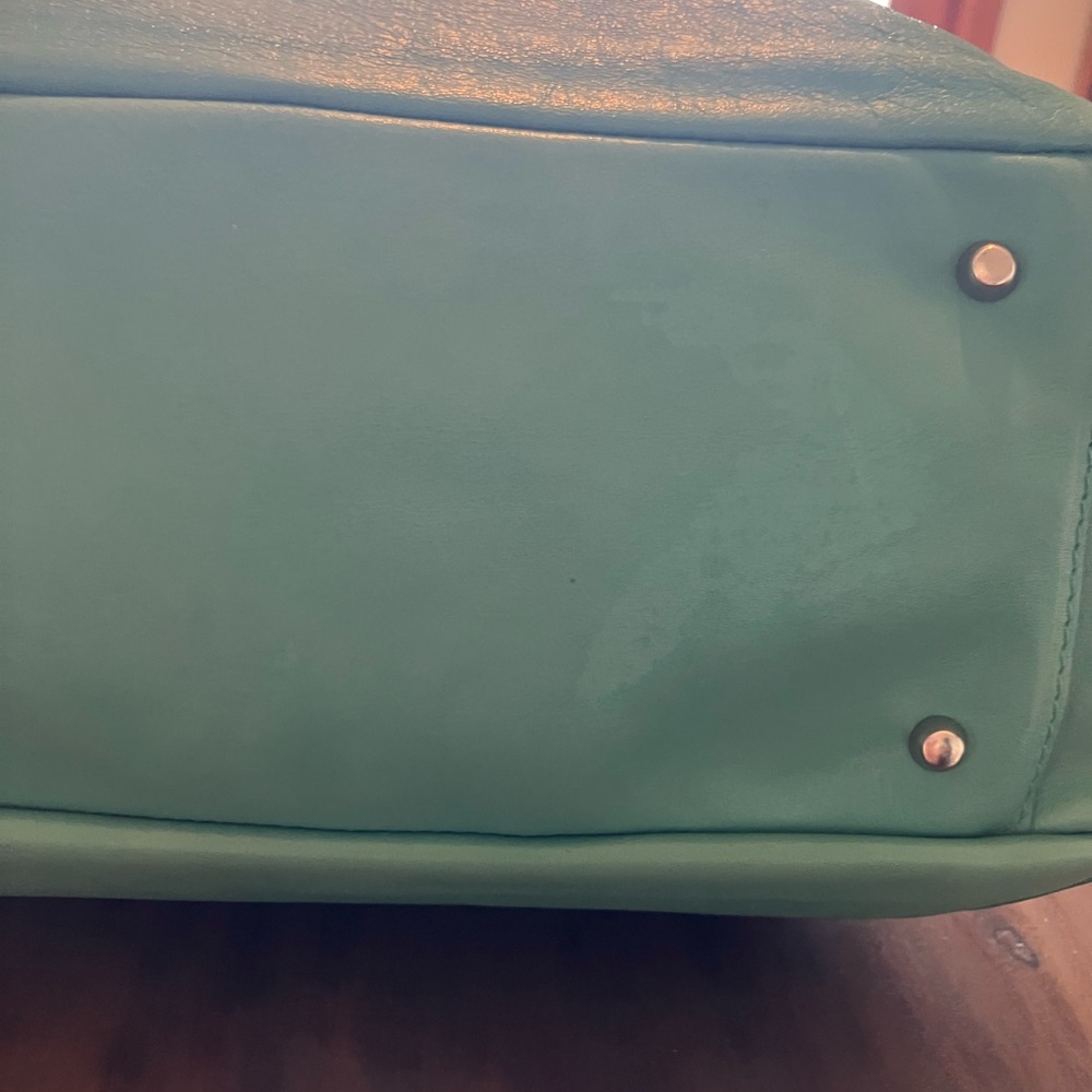 Furla Turquoise Leather Shoulder Bag authentic - Picture 5 of 13